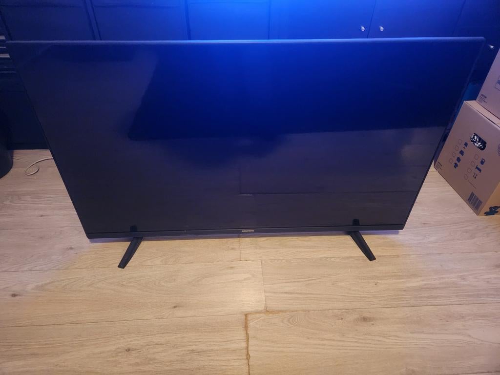 Grundig tv, Ophalen, Gebruikt, Vrijstaande haard, Elektrische haard