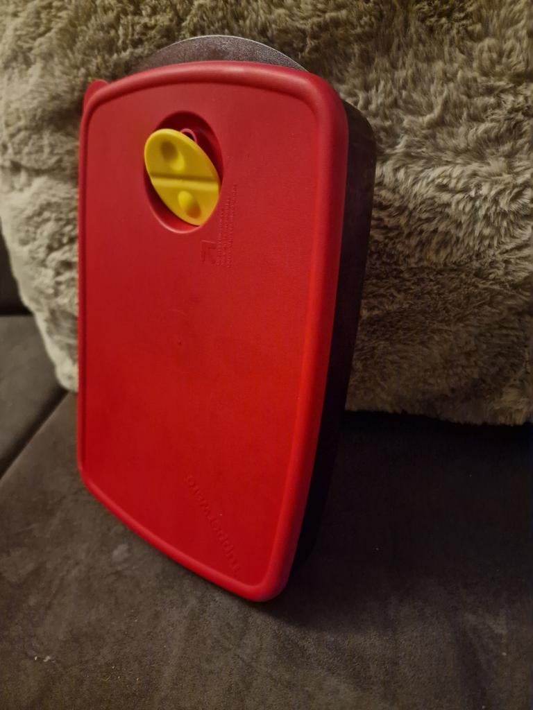 Tupperware magnetronschaal met deksel. Crystal wave. 3-vaks., Huis en Inrichting, Keuken | Tupperware, Ophalen of Verzenden, Zo goed als nieuw