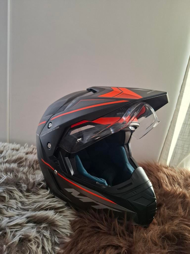 MT Synchrony Duo Sport brommer/motor helm., Dames, XL, Integraalhelm, Tweedehands