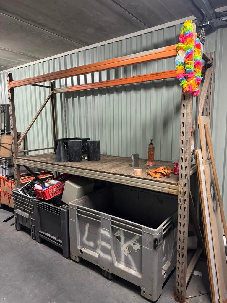 Overtoom pallet stelling, Ophalen, Gebruikt