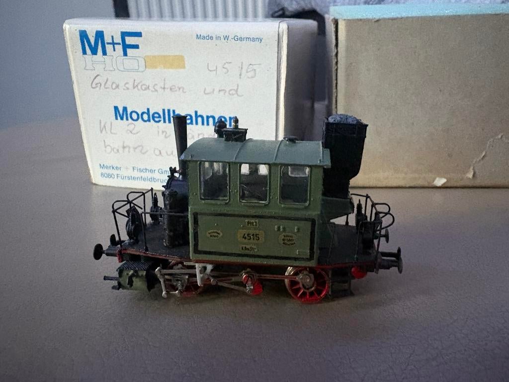 M+F glaskast groen 4515 H0, Overige merken, Ophalen of Verzenden, Zo goed als nieuw, Gelijkstroom