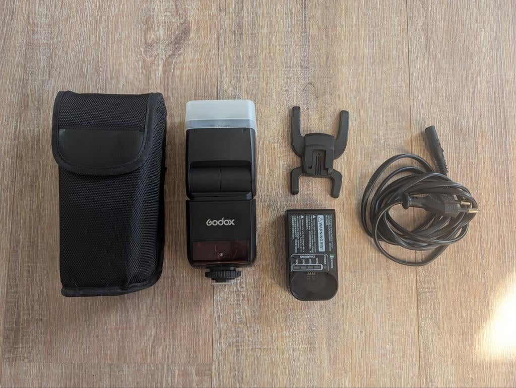 Godox V350F Flitser, Ophalen of Verzenden, Zo goed als nieuw, Overige merken, Kantelbaar