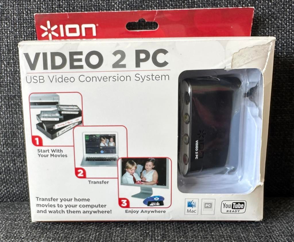 ION Video 2 PC USB Video Conversion System, Ophalen, Nieuw