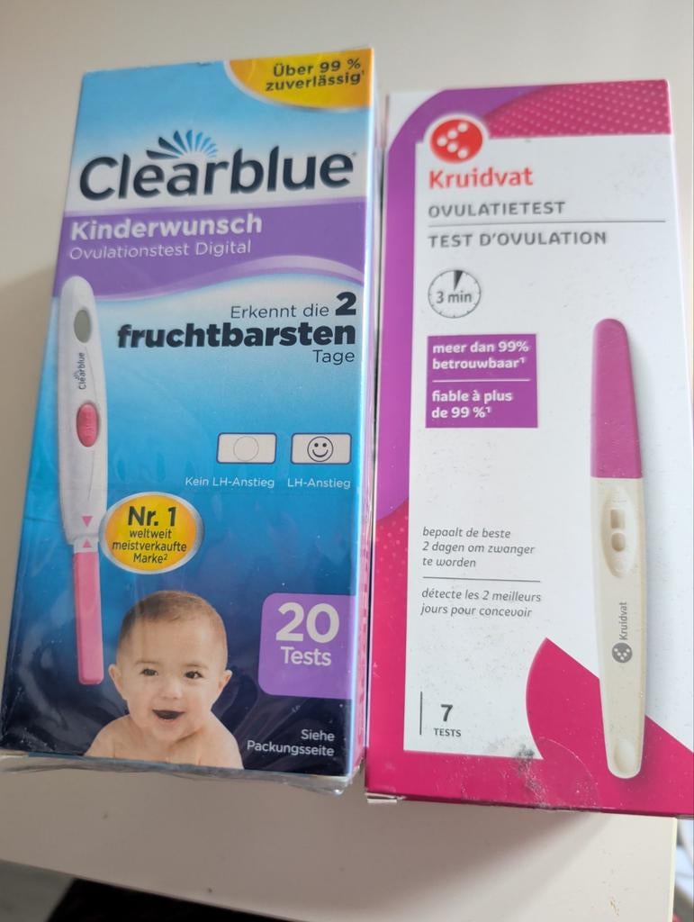 Ovulatietesten: Clearblue Digital & Kruidvat (Nieuw), Sport en Fitness, Overige Sport en Fitness, Ophalen of Verzenden, Nieuw