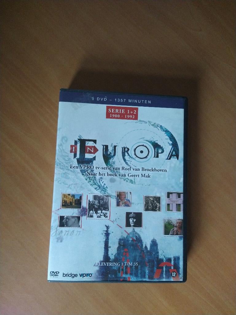 Geert Mak. In Europa. DVD-box + 2 boeken, Cd's en Dvd's, Vanaf 12 jaar, Ophalen of Verzenden, Zo goed als nieuw, Politiek of Geschiedenis