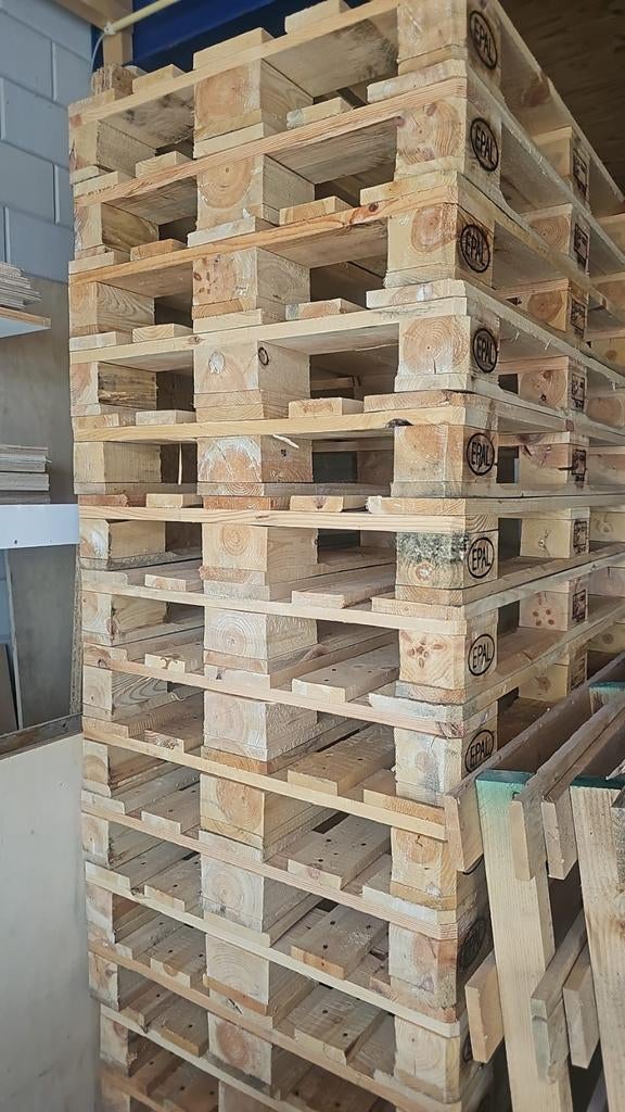 EPAL pallets, Euro Pallets, Doe-het-zelf en Verbouw, Hout en Planken, Ophalen