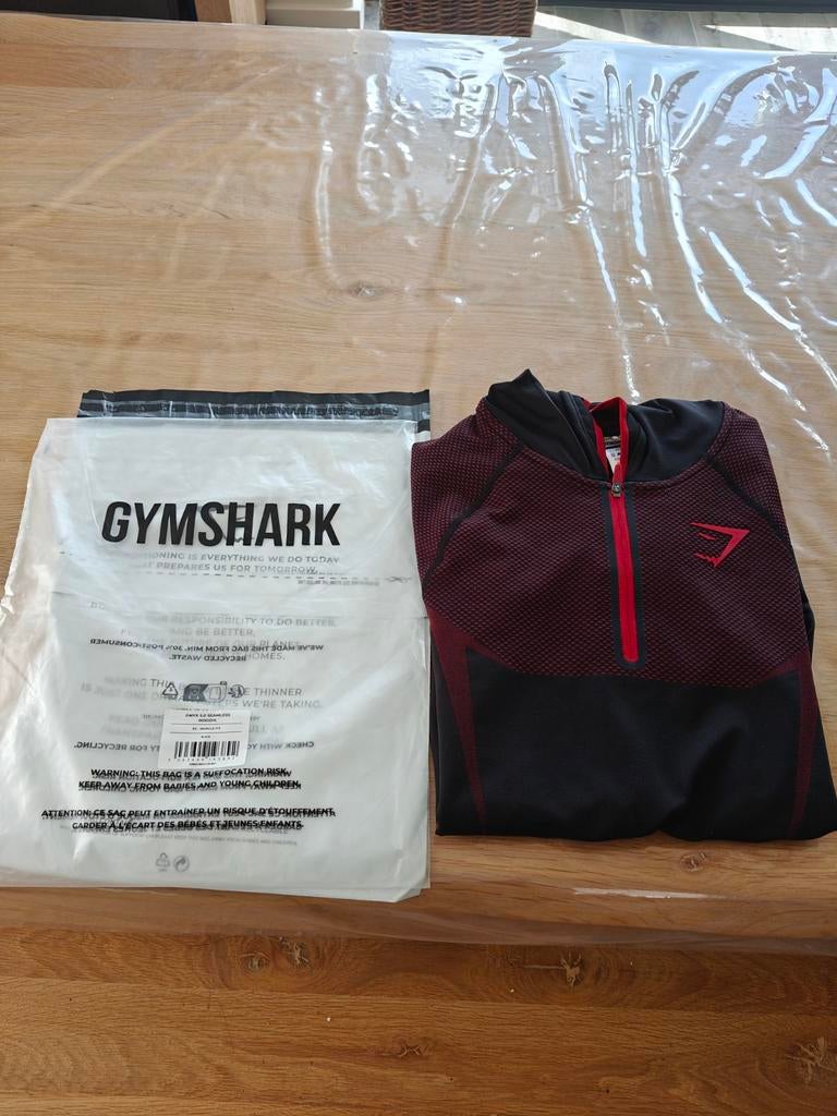 Gymshark Onyx 5.0 Hoodie XS, Ophalen of Verzenden, Zo goed als nieuw, Zwart