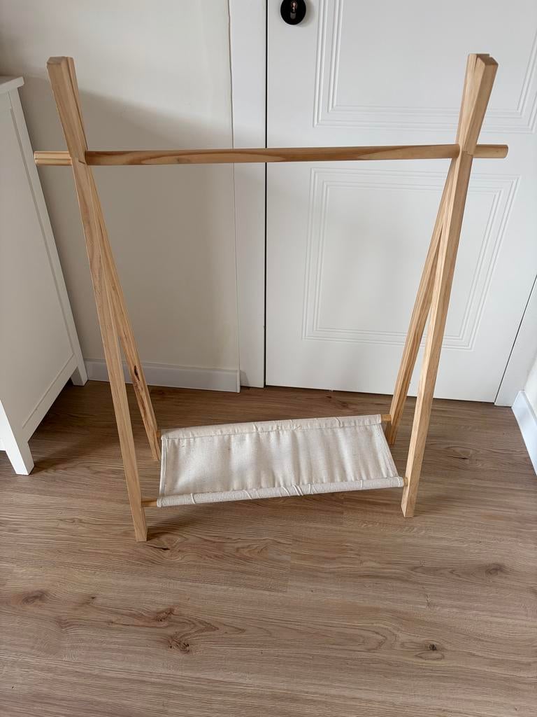 Kinderkamer kast Kledingrek Hout Montessori Boho Stijl, Ophalen, Zo goed als nieuw