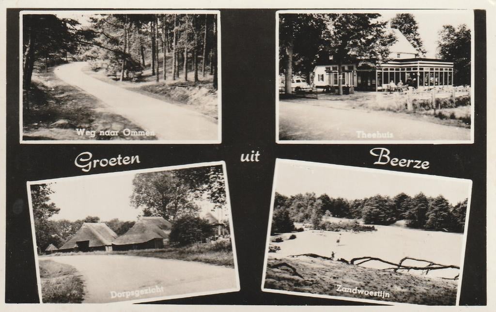 Beerze, Ophalen of Verzenden, 1940 tot 1960, Gelopen, Overijssel