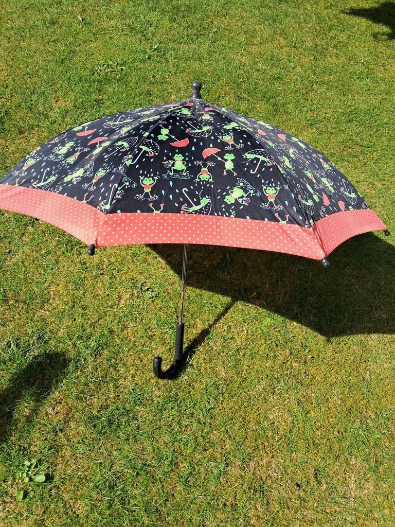 Kinderparaplu met kikkerprint, Ophalen of Verzenden