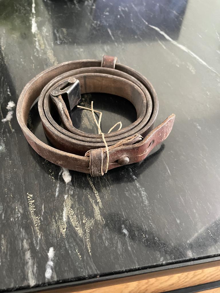 Duitse geweer riem K98 WW2, Verzamelen, Ophalen of Verzenden, Landmacht, Duitsland, Kleding of Schoenen