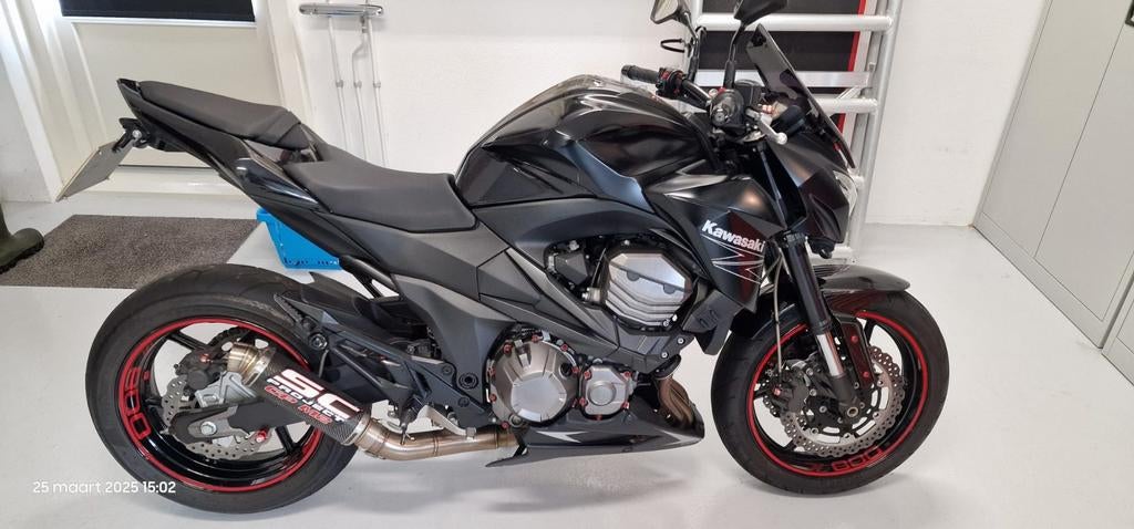 Kawasaki Z800, SC project GP M2 uitlaat, 27.750 km, 2014, Sportuitlaat, 4 cilinders, Motorrijbewijs A, Particulier