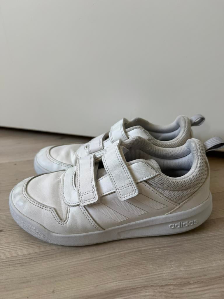 Gymschoenen sportschoenen adidas wit met klittenband maat 34, Kinderen en Baby's, Kinderkleding | Schoenen en Sokken, Ophalen of Verzenden