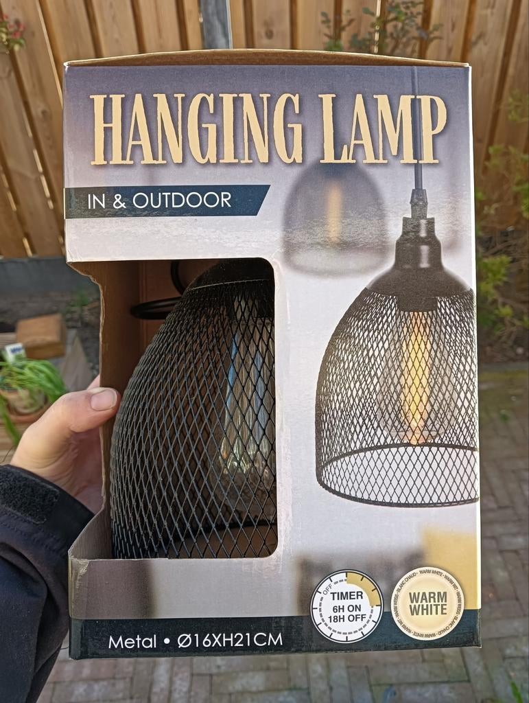 Hanglamp op batterij, voor binnen en buiten, Ophalen, Nieuw, Netvoeding, Minder dan 50 watt