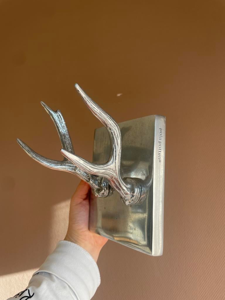 Pols Potten Gewei Kapstokken (2 stuks), Wandhaken, Ophalen of Verzenden, Zo goed als nieuw, Minder dan 100 cm