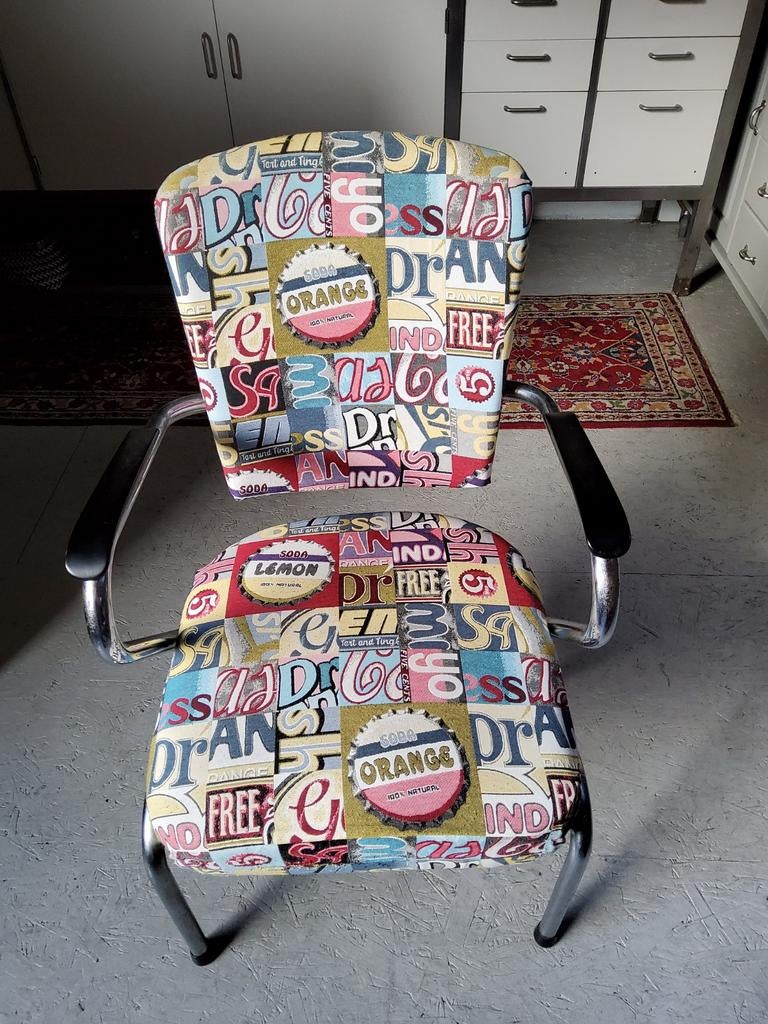 Vintage stoel, Huis en Inrichting, Fauteuils, Ophalen, Gebruikt