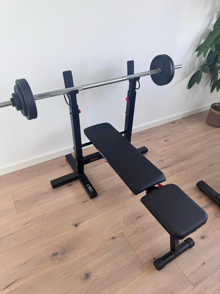 Corength benchpress, Ophalen of Verzenden, Zo goed als nieuw, Borst, Fitnessbank