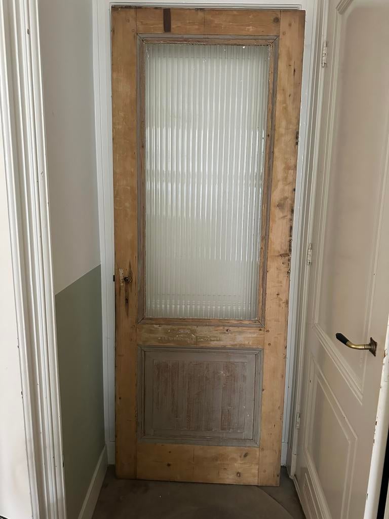 Deur uit herenhuis - gratis afhalen, Ophalen, Gebruikt, Binnendeur, 200 tot 215 cm