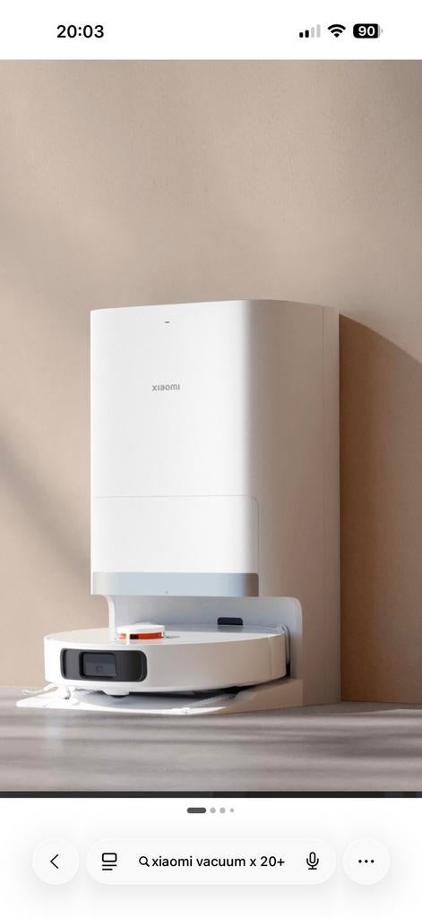 Xiaomi Robot vacuüm stofzuiger nieuw ongebruikt in doos, Ophalen of Verzenden, Nieuw, Minder dan 1200 watt, Robotstofzuiger