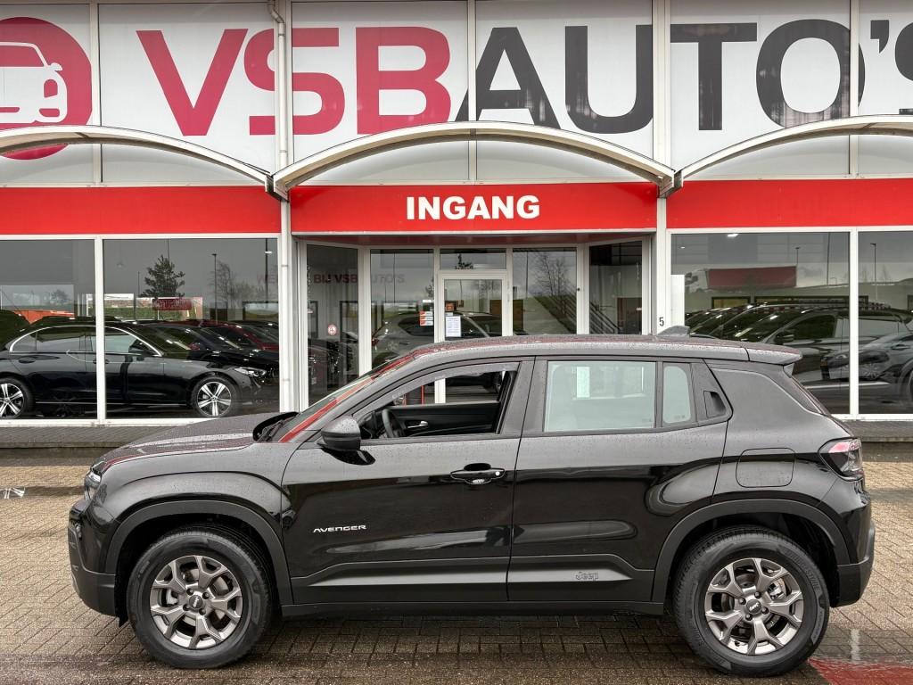 Jeep AVENGER 1.2 LONGITUDE HALF-LEER NAVI CARPLAY CAMERA AIR, 101 pk, Gebruikt, 1199 cc, Met garantie (alle)