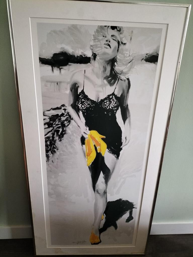 Janusz Haka - "Night and Day" - Zeefdruk gelimiteerde oplage, Ophalen