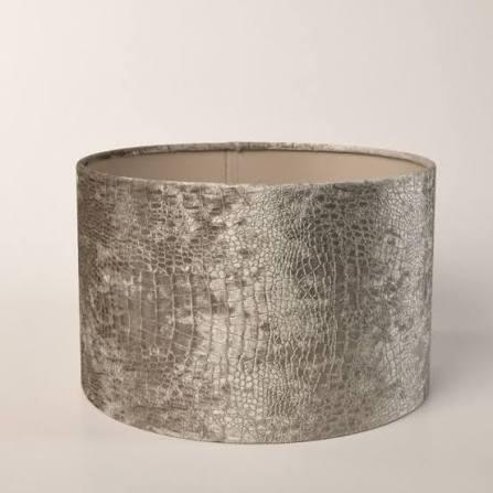 Croco lampen kap, Beige, Rond, Nieuw, Ophalen of Verzenden