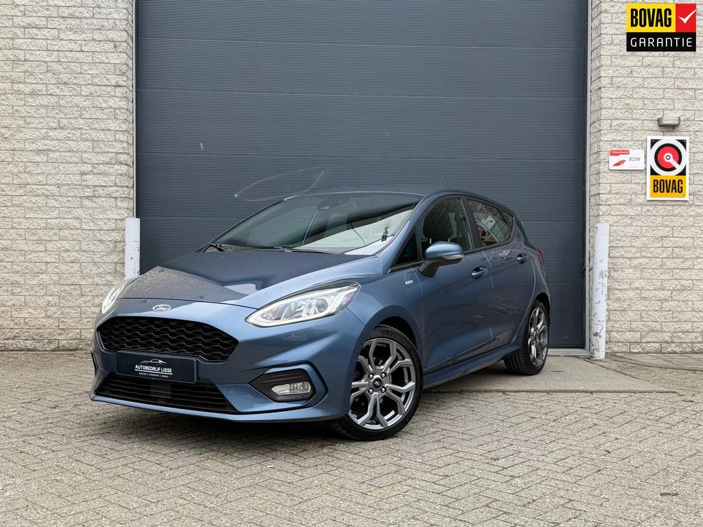 Ford Fiesta 1.0 EcoBoost ST-Line|Airco|Navi|Carplay|Nap, 12 maanden, Gebruikt, Euro 6, Blauw