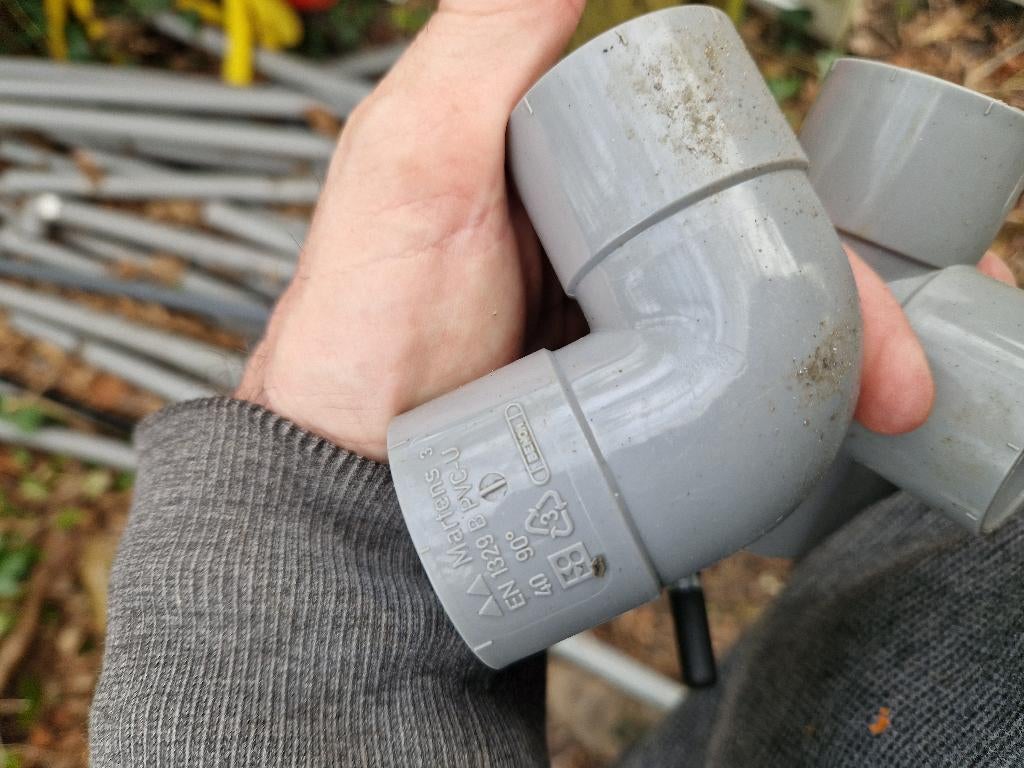 Pvc buis met dikke wand 40mm, ongev 30m, Ophalen, Pvc, Zo goed als nieuw, Rechte buis