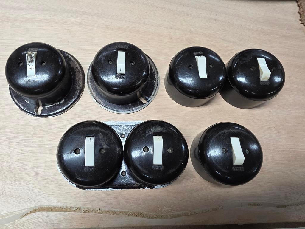 Bakeliet schakelaars, Ophalen of Verzenden, Schakelaar