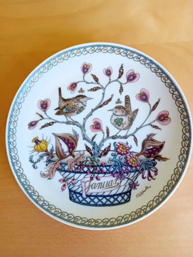 Hutschenreuther maandbordjes, Antiek en Kunst, Ophalen