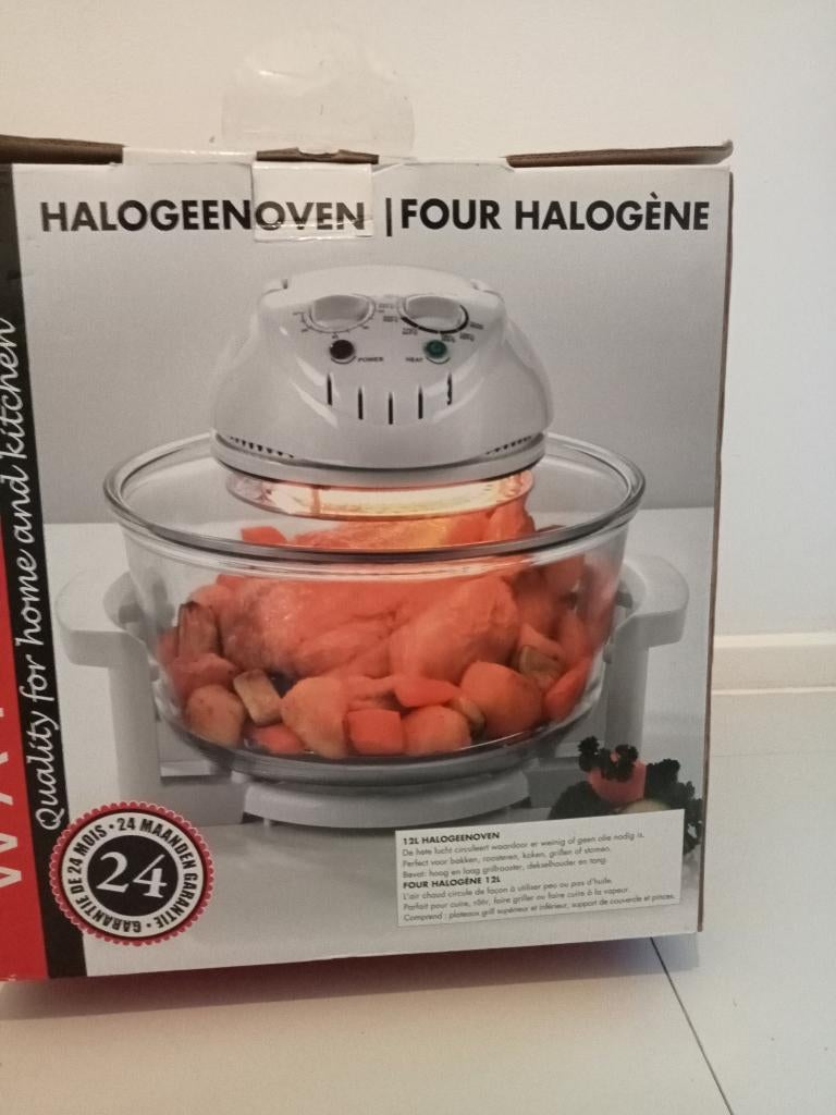 NIEUW WATSHOME HALOGEEN OVEN 12 L 1500 WATT  ROOSTEREN  ETC, Witgoed en Apparatuur, Ovens, Ophalen, Minder dan 45 cm, Hete lucht