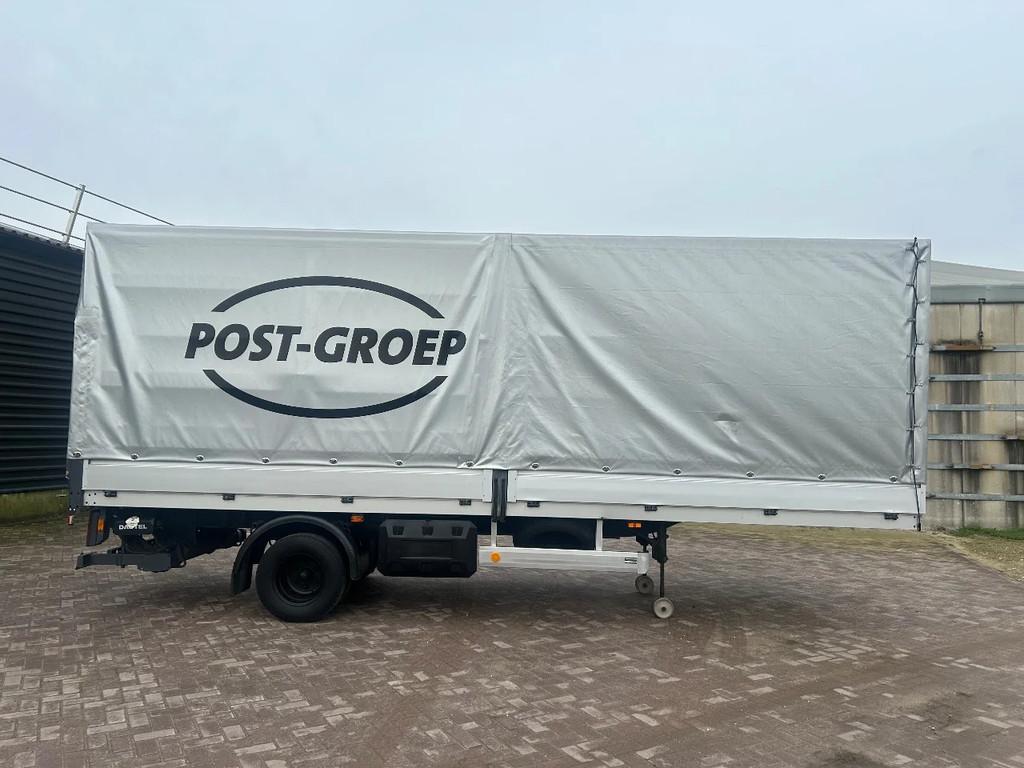 RONNER BE OPLEGGER GESLOTEN HUIF 6.5 TON MET LAADKLEP 1000KG, Overige brandstoffen, Bedrijf, Aanhangers en Opleggers, Te koop