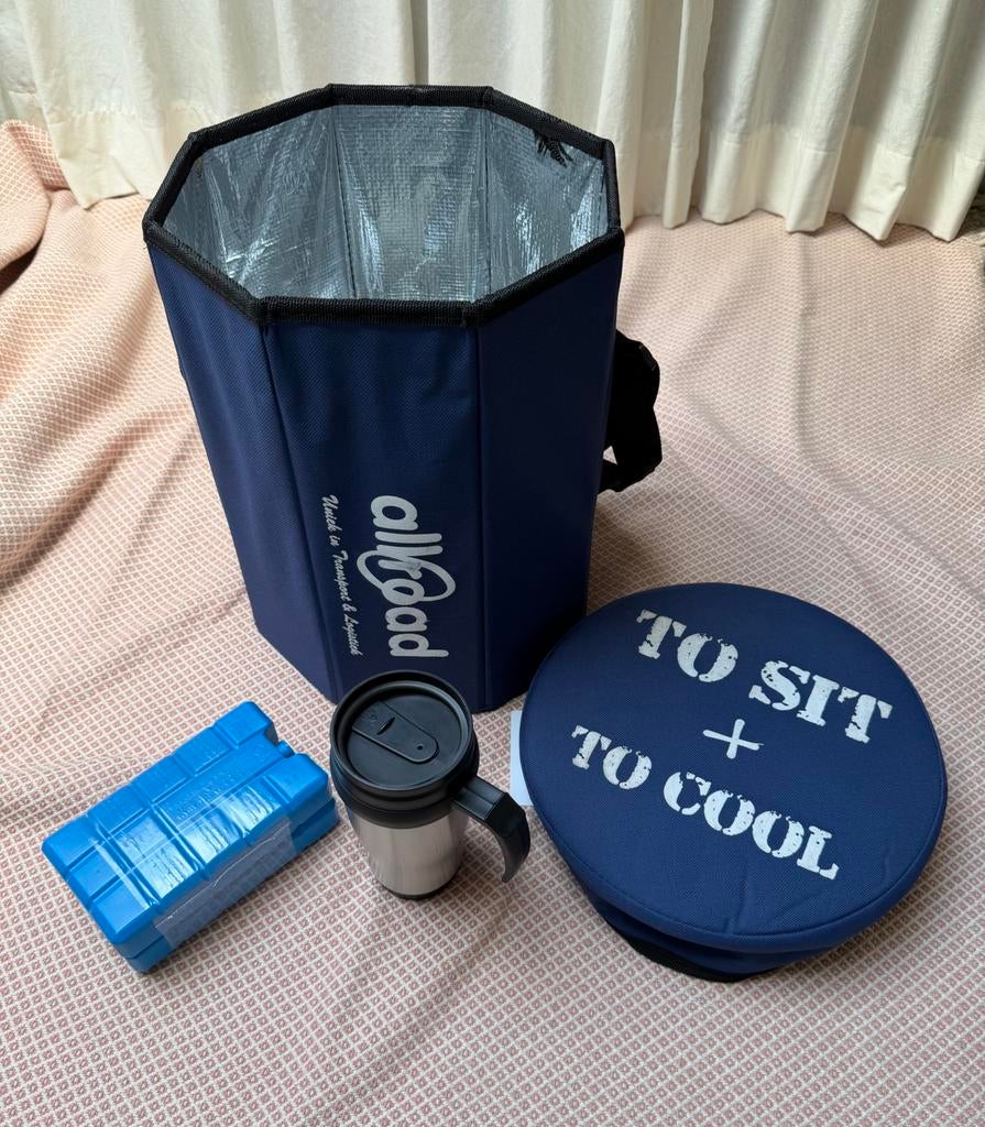 Koelbox ook als kruk te gebruiken. Nieuw!!, Caravans en Kamperen, Koelboxen, Ophalen, Nieuw, Koeltas, Koelelement