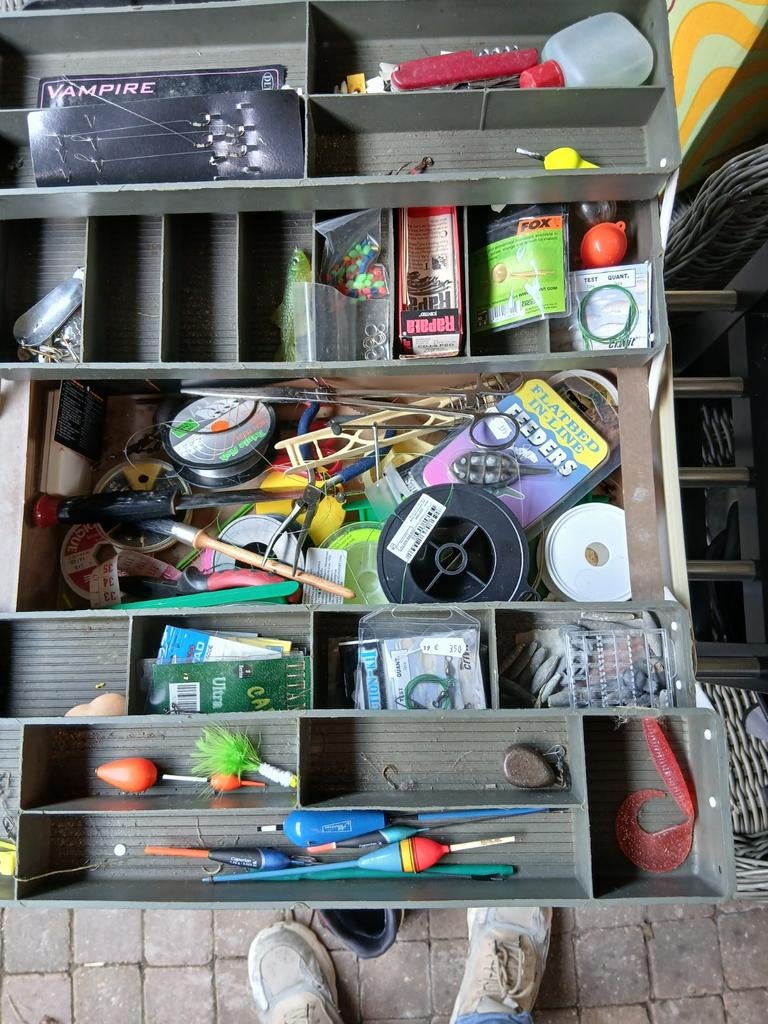 Hengelset met viskoffer vol accessoires, Ophalen of Verzenden