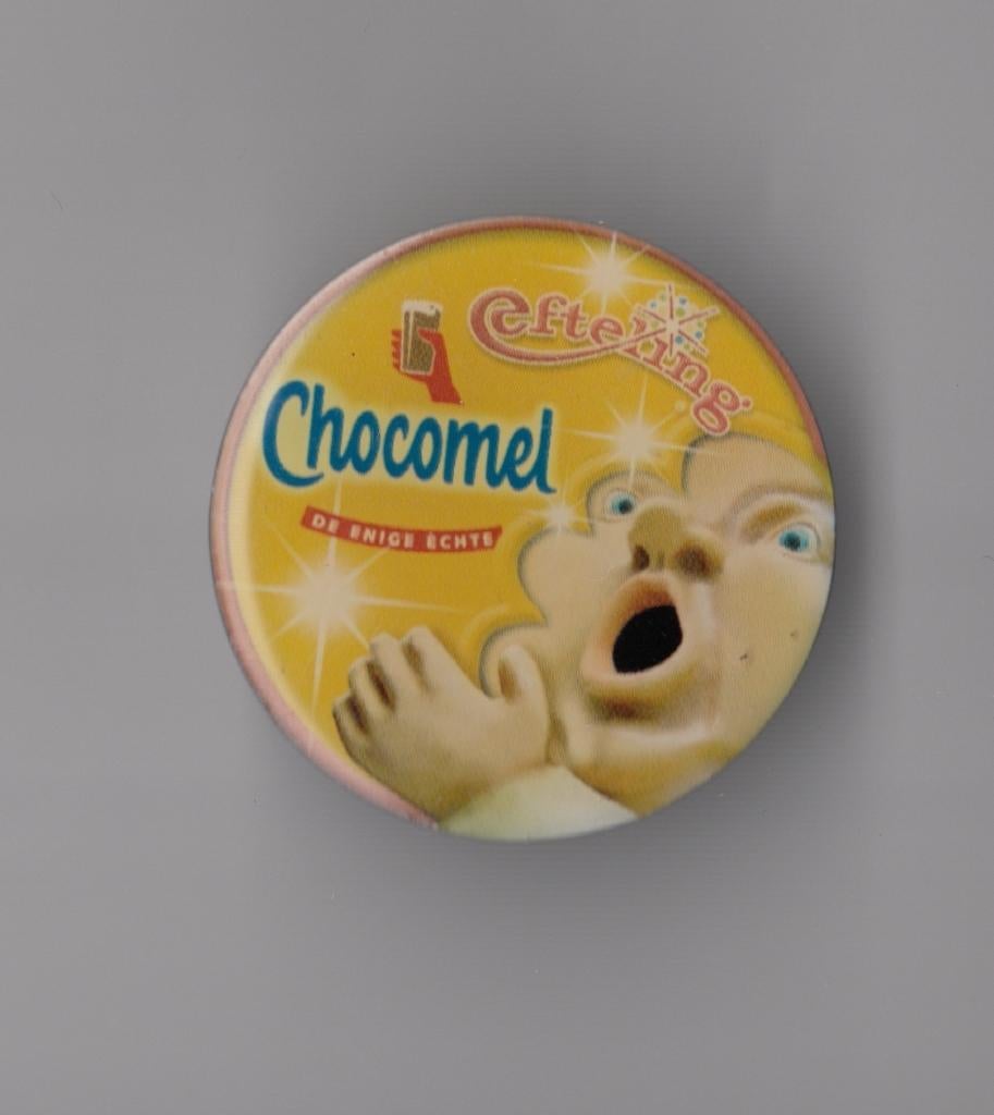 Efteling pin Holle Bolle Gijs Chocomel, Gebruikt, Niet vindbaar, Niet vindbaar, Speldje of Pin