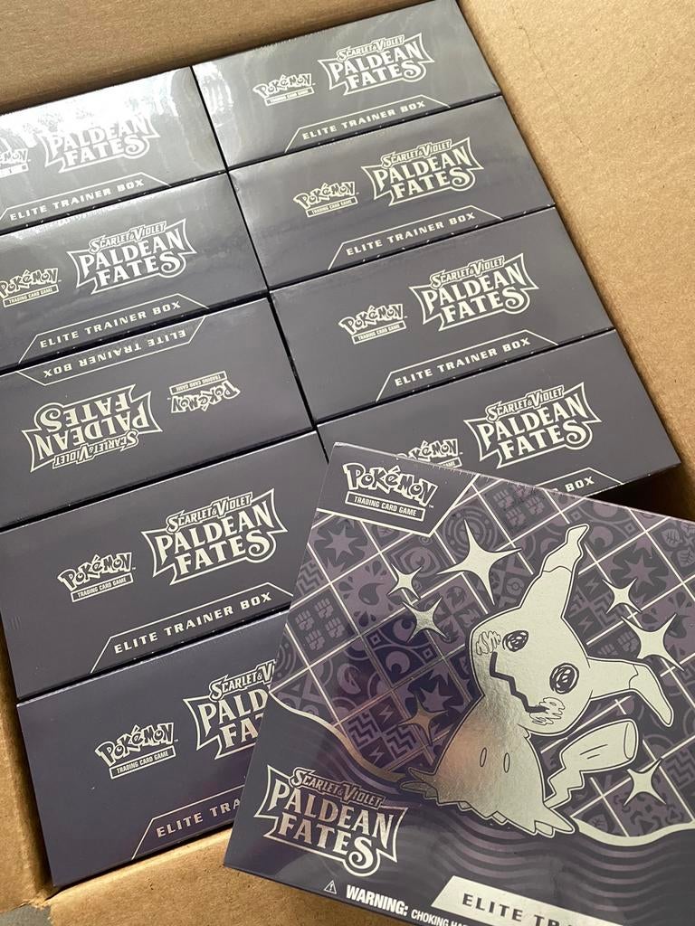 Paldean Fates ETB Case Fresh, Ophalen, Zo goed als nieuw