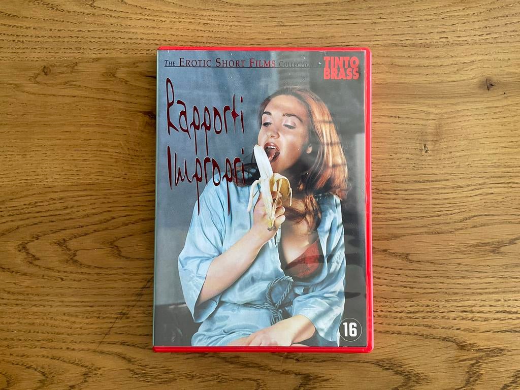4). Tinto Brass - Rapporti Impropri (Erotische Korte Films)., Cd's en Dvd's, Vanaf 16 jaar, Ophalen of Verzenden, Gebruikt