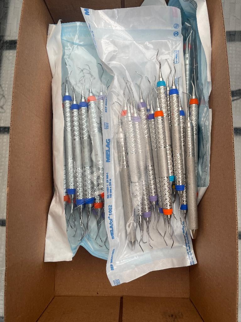 Dental Hu- Friedy handinstrumenten, Ophalen, Gebruikt