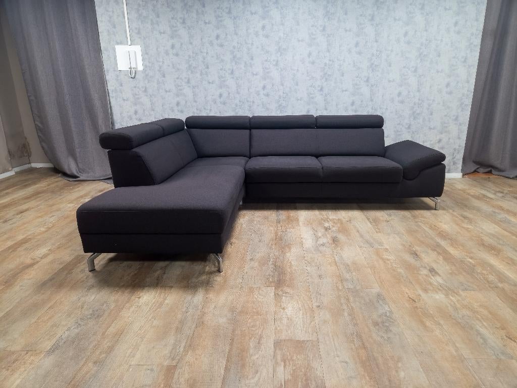 Z.G.A.N Antraciet Montel Modena Hoekbank, Info@banxtel.nl, Hoekbank, Hoekbank, Ophalen of Verzenden