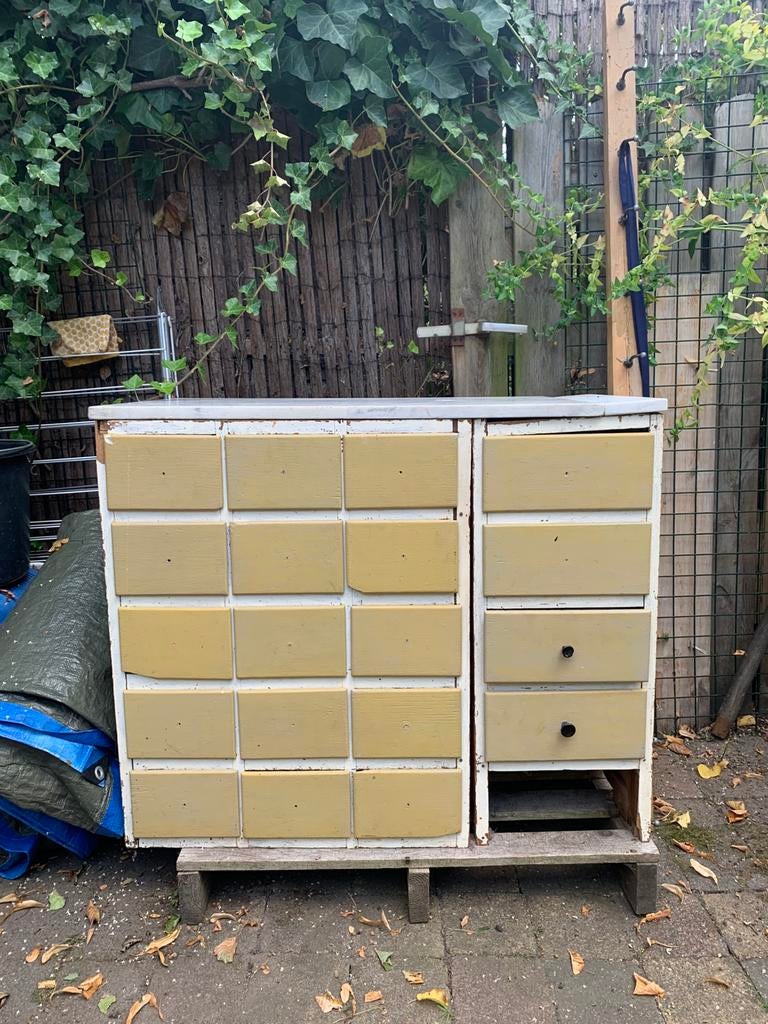 brocante laden kastje., Ophalen of Verzenden