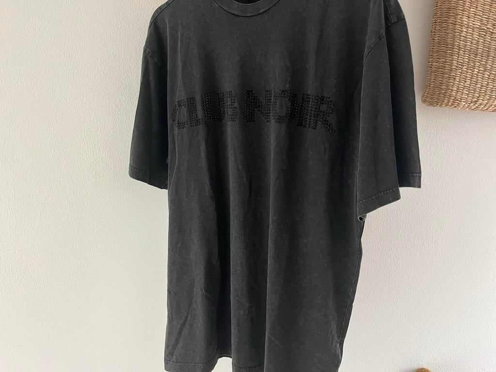 Loavies T-shirt Club Noir - Maat M grijs, Maat 38/40 (M), Ophalen of Verzenden, Zo goed als nieuw, Korte mouw