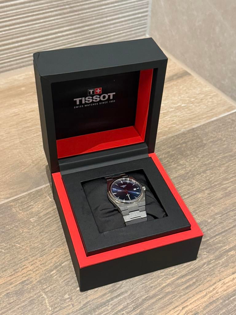 Tissot PRX 40MM Quartz nieuwstaat!, Overige merken, Staal, Staal, Polshorloge