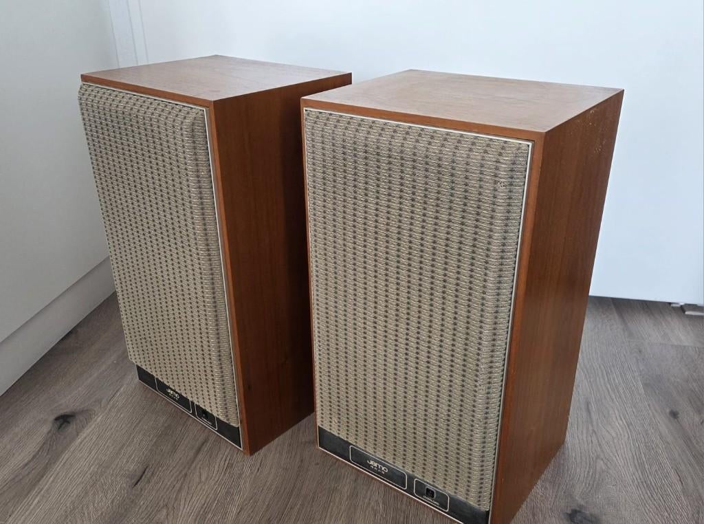 VINTAJE JAMO Goed werkende Jamo J-70 vintage speakers, Audio, Tv en Foto, Luidsprekers, Gebruikt, Ophalen of Verzenden, 60 tot 120 watt