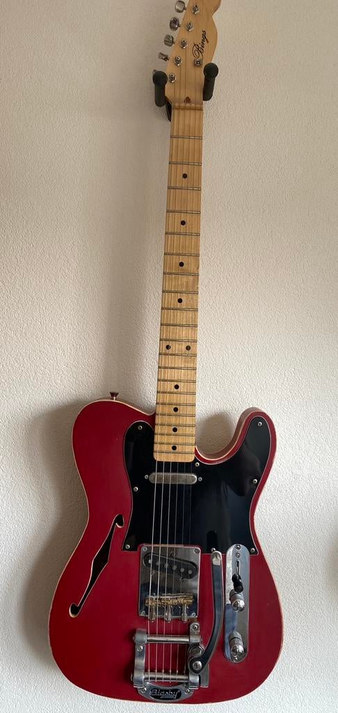 Fender Telecaster Semi-Hollow Body - Mat Vintage Rood, Muziek en Instrumenten, Ophalen, Gebruikt, Semi-solid body, Fender