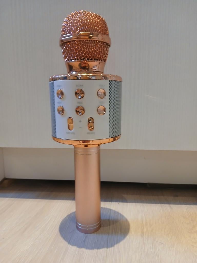 Draadloze Bluetooth Karaoke Microfoon - Rose Goud, Ophalen, Gebruikt, Microfoon(s)