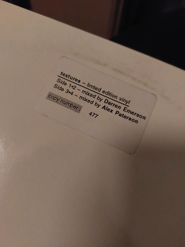 Textures 2x lp. Darren Emerson / Alex paterson.. limited, Cd's en Dvd's, Ophalen of Verzenden, Nieuw in verpakking, 12 inch, Techno of Trance