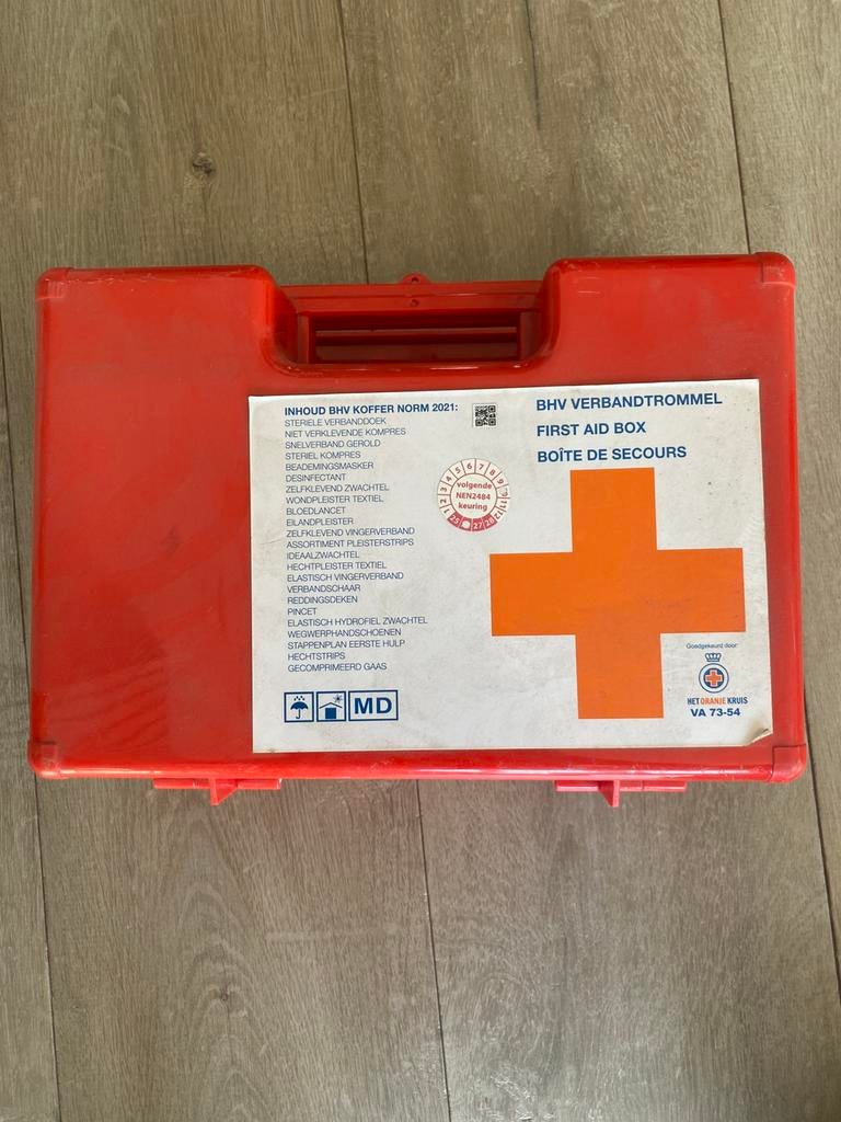 Nieuwe EHBO koffer Oranje Kruis, Diversen, Ophalen of Verzenden, Nieuw