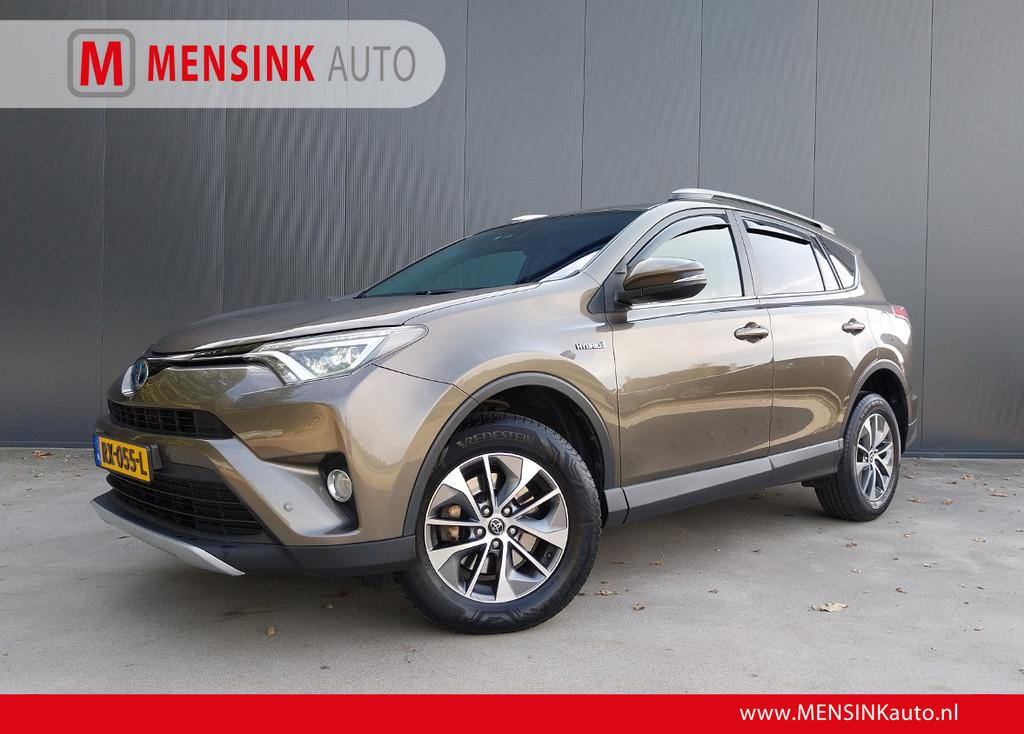 Toyota RAV4 2.5 Hybrid Style CAMERA LED NAVI CRUISE ECC TREK, Gebruikt, Euro 6, Bruin, Bedrijf