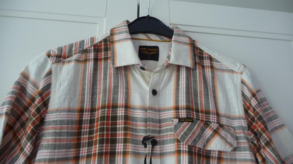 PME Legend M – Ruit, Kleding | Heren, Overhemden, Nieuw, Halswijdte 39/40 (M), Overige kleuren, Ophalen of Verzenden