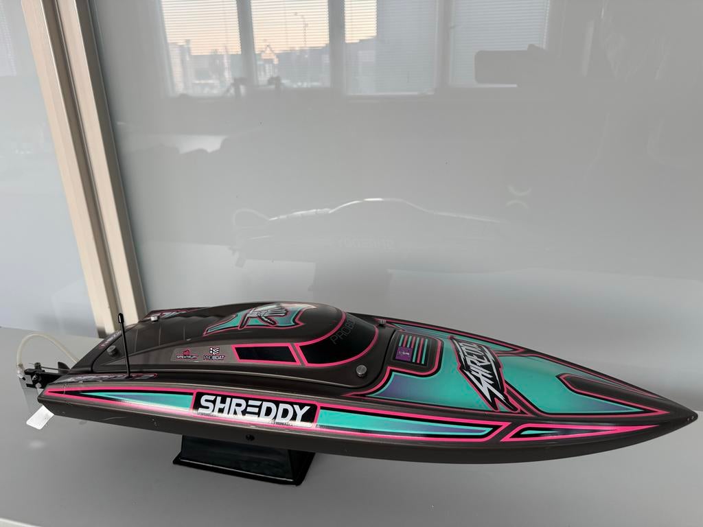 Proboat Recoil 2 V2 26 Brushless Deep-V RTR Shreddy RC, Ophalen of Verzenden, Zo goed als nieuw, Groter dan 1:32, Overige merken